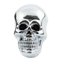 CHROME SKULL LARGE 5/16 - 18, STUD