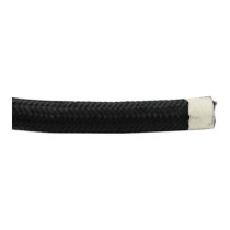 Braided hose 5/16" (8mm). Black nylon