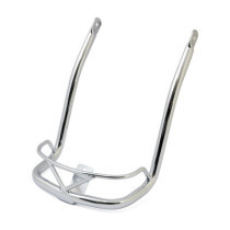 Vintage saddlebag rail, rear. Chrome