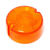 Replacement 3" bullet turn signal lens. Amber