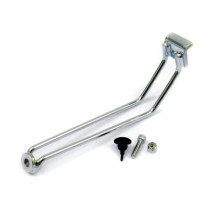 Kick stand extension tab kit. Chrome