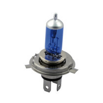 H-4 light bulb, 12V 90/100 Watt. Blue tint