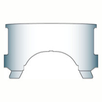 National Cycle, repl. adj. lower window (style B). Clear