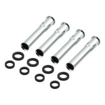 Lower pushrod cover kit. 48-E79. Chrome