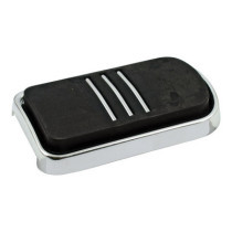 Brake pedal pad, Tri-Rail. Chrome