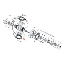 Field coils, generator 6-Volt