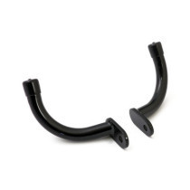 Touring saddlebag support brackets. Black