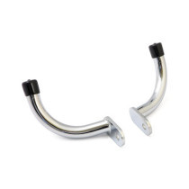 Touring saddlebag support brackets. Chrome