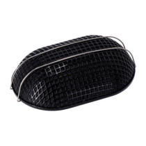 Breather style air cleaner assembly, oval. Black