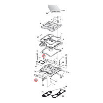 Rocker arm bushings, pair