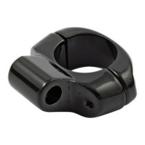 Universal 1" mirror clamp, 5/16" mount hole. Black