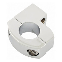 Metric mirror clamp M10 X 1.25 thread. Chrome