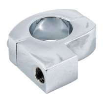 Metric mirror clamp M10 X 1.25 thread. Chrome