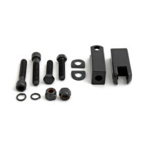 OEM style XL passenger peg brackets. Black