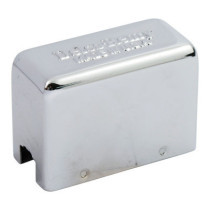 Delco-Remy regulator relay cover 2-post. Chrome