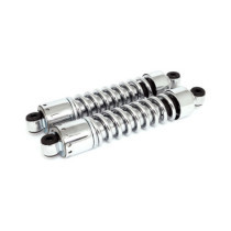 Shock absorbers 13-1/2", without cover. Chrome