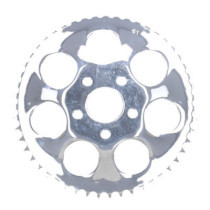 REAR SPROCKET, CHROME. 51T