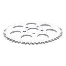 REAR SPROCKET, CHROME. 51T