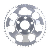 REAR SPROCKET, CHROME. 48T