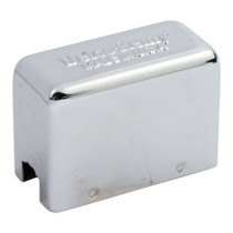 Delco-Remy regulator relay cover 3-post. Chrome