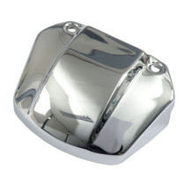 Headlamp bracket cover. Chrome