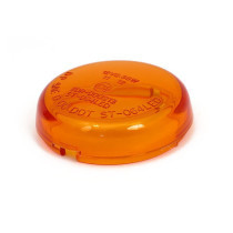 Turn signal lens bullet amber