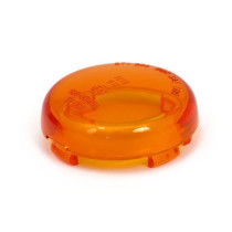 Turn signal lens, bullet. Amber