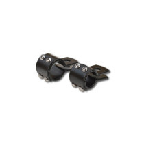  3-Piece Frame Clamp For 1.25" Tubes Black 