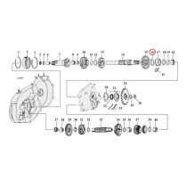 THRUST WASHER MAINSHAFT, RIGHT .055 INCH