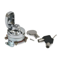 FL style ignition switch, ''electronic''. Round key, chrome