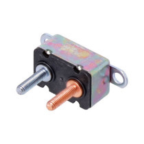 Circuit breaker, automatic. Dual mount, metal. 50A