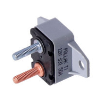 Circuit breaker, automatic. Dual mount, plastic. 50A