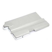 Battery top cover. Chrome