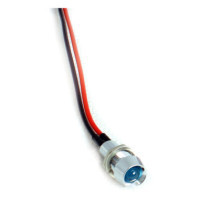 Custom LED indicator light. 5/16", blue