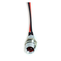 Custom LED indicator light. 5/16", red