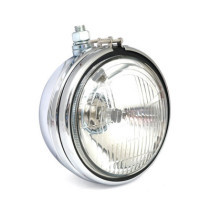 OEM style 5-3/4" FX, FXR, XL headlamp. Chrome