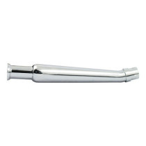 Trumpet universal upswept right muffler 20-1/2" long chrome