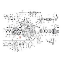 Retaining ring, transm. main/countershaft bearing