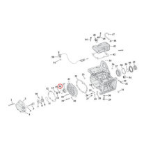 Retaining ring, transm. main/countershaft bearing