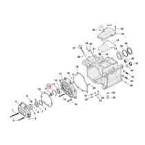 Retaining ring, transm. main/countershaft bearing