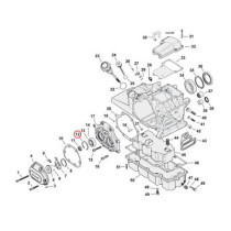 Retaining ring, transm. main/countershaft bearing