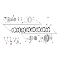 Retaining ring, clutch adjusting screw XL