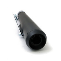 Megaphone universal muffler 16.5" long black with TE tip