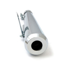 Megaphone universal muffler 16.5" long chrome with TA tip