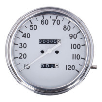 FL speedometer, ''36-40 face'', White. 1:1 MPH