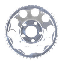 REAR SPROCKET, CHROME. 48T