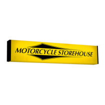 Motorcycle Storehouse, logo light box sign