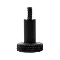 Motone choke knob, knurled. Black