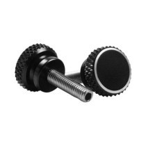 Motone, quick release Thruxton seat cowl bolts. Black