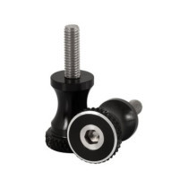 Motone, short quick release seat bolts. 28mm, black